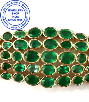 Emerald Gemstone Bracelet Designs for Ladies