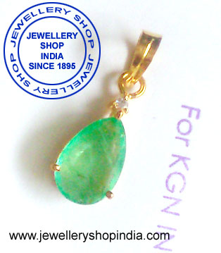 Emerald Gemstone Pendant Designs