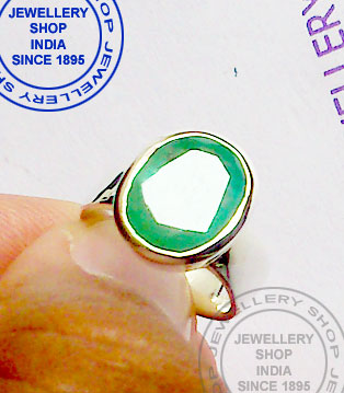 Emerald Gemstone Ring Jewellery Designs