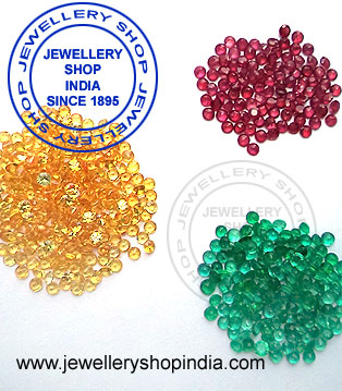 Emerald Ruby Yellow Sapphire Loose Gemstones