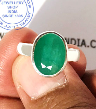 Jewellery Design Panna Gemstone Ring