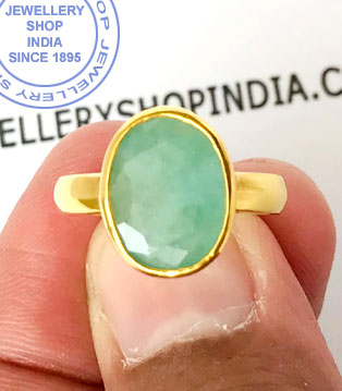 Jewellery Design Panna Gemstone Ring