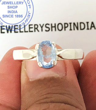 Jewellery Design Blue Sapphire Stone Ring