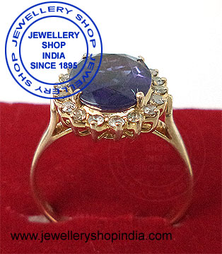 Blue Sapphire Gemstone Ring Design