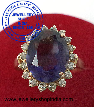 Blue Sapphire Gemstone Ring Design