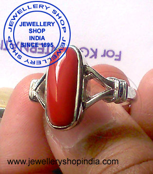 Red Coral Birthstone Gemstone Ring Design