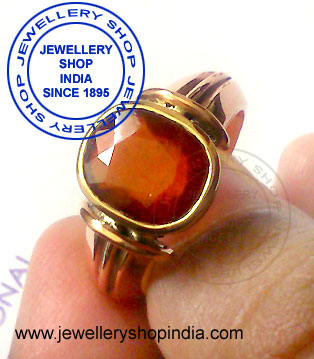 Gomed Gemstone Ring Designs