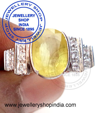 Pukhraj Gemstone Birthstone Ring Designs