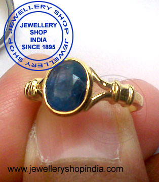 Blue Sapphire Gemstone Ring Design