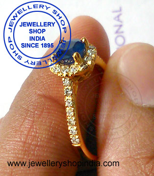 Blue Sapphire Gemstone Ring Design