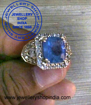 Blue Sapphire Gemstone Ring Design