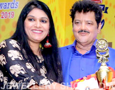 Award by Udit Narayan
