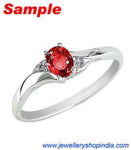 Ring Designs in Ruby Gemstone, Ladies Ring Designs, Ruby Ring Designs