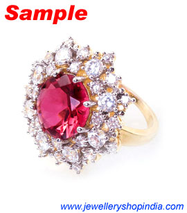 Ring Designs in Ruby Gemstone, Ladies Ring Designs, Ruby Ring Designs