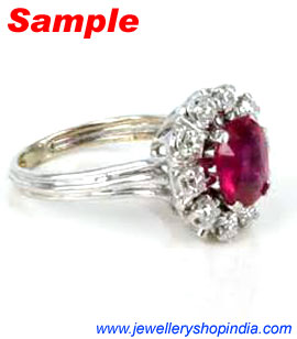 Ring Designs in Ruby Gemstone, Ladies Ring Designs, Ruby Ring Designs