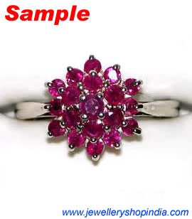 Ring Designs in Ruby Gemstone, Ladies Ring Designs, Ruby Ring Designs