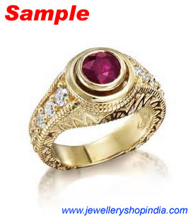 Ring Designs in Ruby Gemstone, Ladies Ring Designs, Ruby Ring Designs