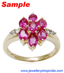 Ring Designs in Ruby Gemstone, Ladies Ring Designs, Ruby Ring Designs