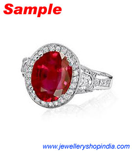 Ring Designs in Ruby Gemstone, Ladies Ring Designs, Ruby Ring Designs