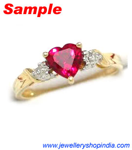 Ring Designs in Ruby Gemstone, Ladies Ring Designs, Ruby Ring Designs