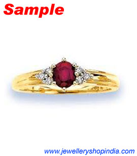 Ring Designs in Ruby Gemstone, Ladies Ring Designs, Ruby Ring Designs