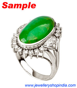 Ring Designs in Emerald Gemstone, Ladies Ring Designs, Emerald Ring Designs