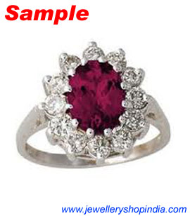 Ring Designs in Ruby Gemstone, Ladies Ring Designs, Ruby Ring Designs