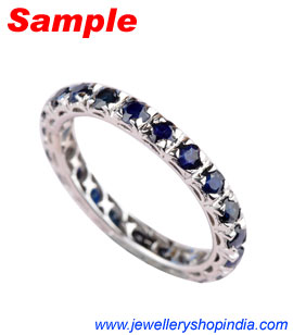 Blue Sapphire Gemstone Neelam Ring Designs