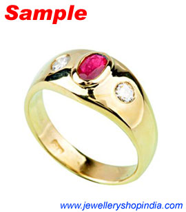 Ring Designs in Ruby Gemstone, Ladies Ring Designs, Ruby Ring Designs