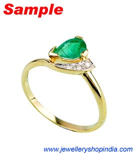 Ring Designs in Emerald Gemstone, Ladies Ring Designs, Emerald Ring Designs