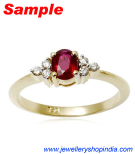 Ring Designs in Ruby Gemstone, Ladies Ring Designs, Ruby Ring Designs