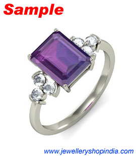 Amethyst Gemstone Katela Ring Designs