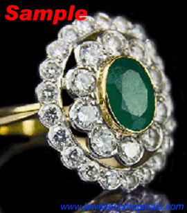 Ring Designs in Emerald Gemstone, Ladies Ring Designs, Emerald Ring Designs