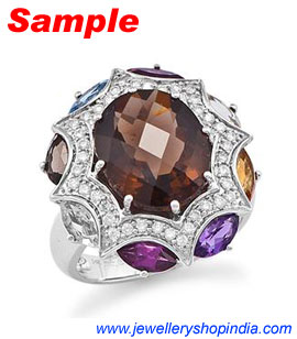 Semi Precious Gemstones Ring Designs