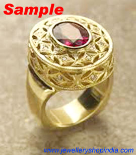 Ring Designs in Ruby Gemstone, Ladies Ring Designs, Ruby Ring Designs