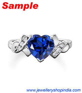 Blue Sapphire Gemstone Neelam Ring Designs