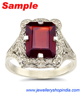 Ring Designs in Ruby Gemstone, Ladies Ring Designs, Ruby Ring Designs