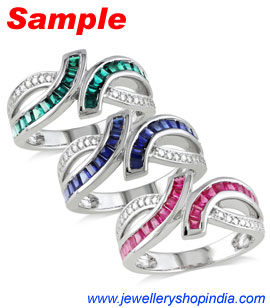 Emerald Ruby Sapphire Gemstone Ring design
