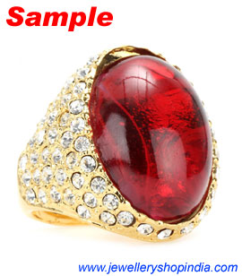 Ring Designs in Ruby Gemstone, Ladies Ring Designs, Ruby Ring Designs