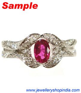 Ring Designs in Ruby Gemstone, Ladies Ring Designs, Ruby Ring Designs