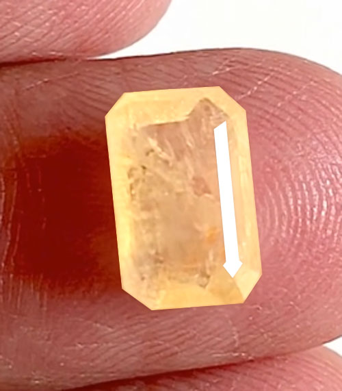 yellow sapphire stone, pukhraj stone