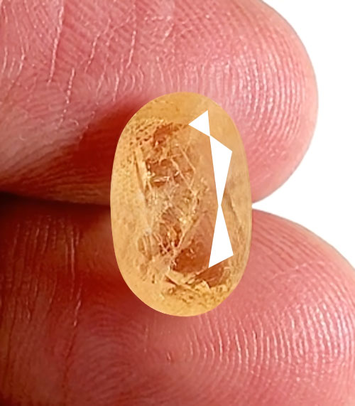 yellow sapphire stone, pukhraj stone