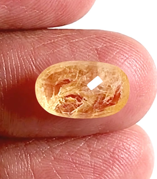 yellow sapphire stone, pukhraj stone thumbnail